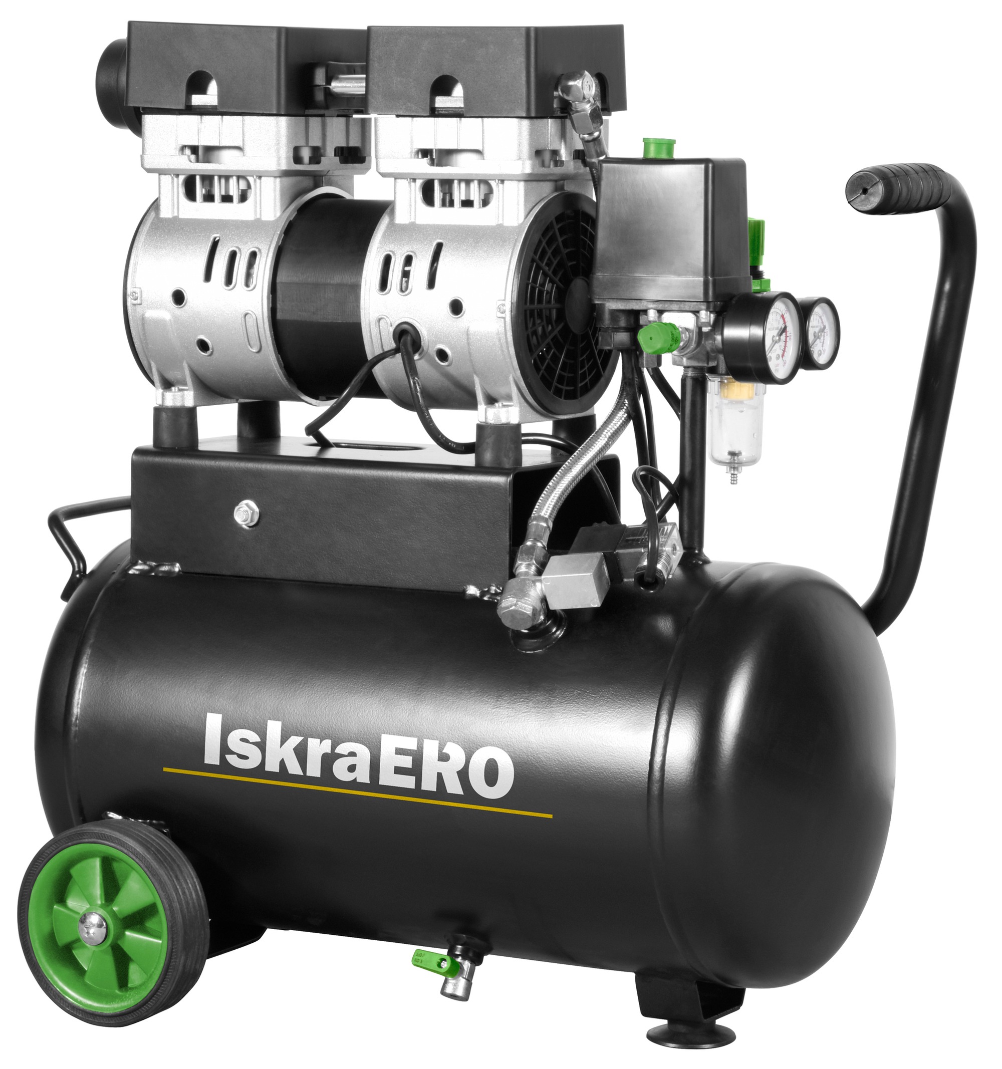 Brezoljni batni kompresor ISKRA IE-AC750-24